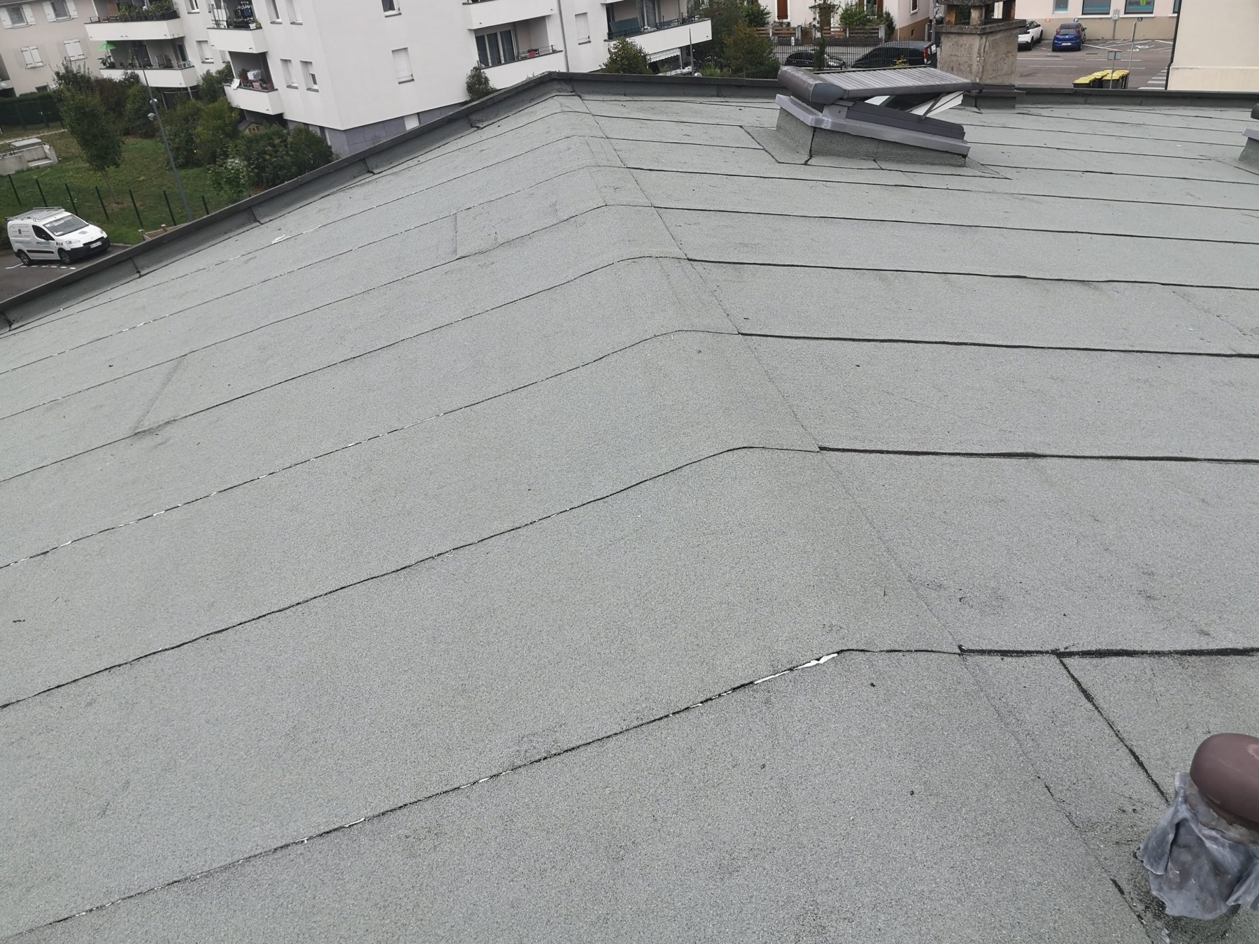 Membrane d’étanchéité sur une toiture-terrasse